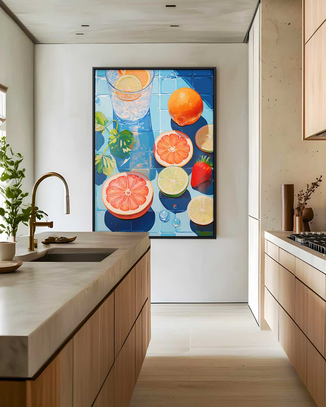Zomerse Vruchtensensatie Kunstwerk-canvas-dibond-plexiglas-wanddecoratie-WallArtistic