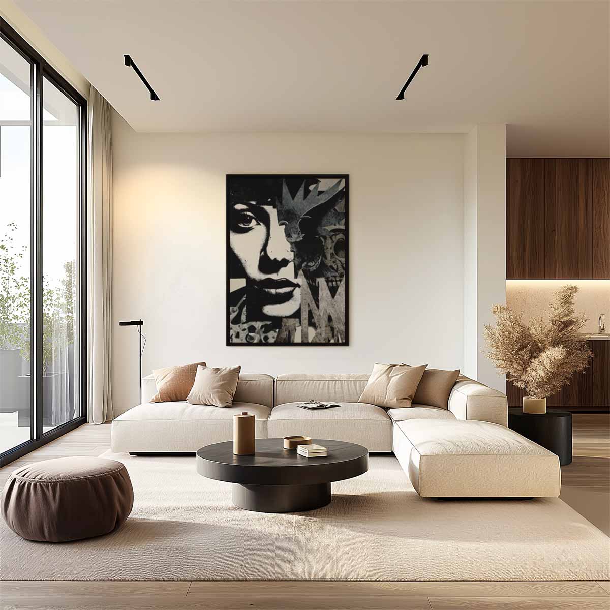 Mystieke Schatten Kunstwerk-canvas-dibond-plexiglas-wanddecoratie-WallArtistic