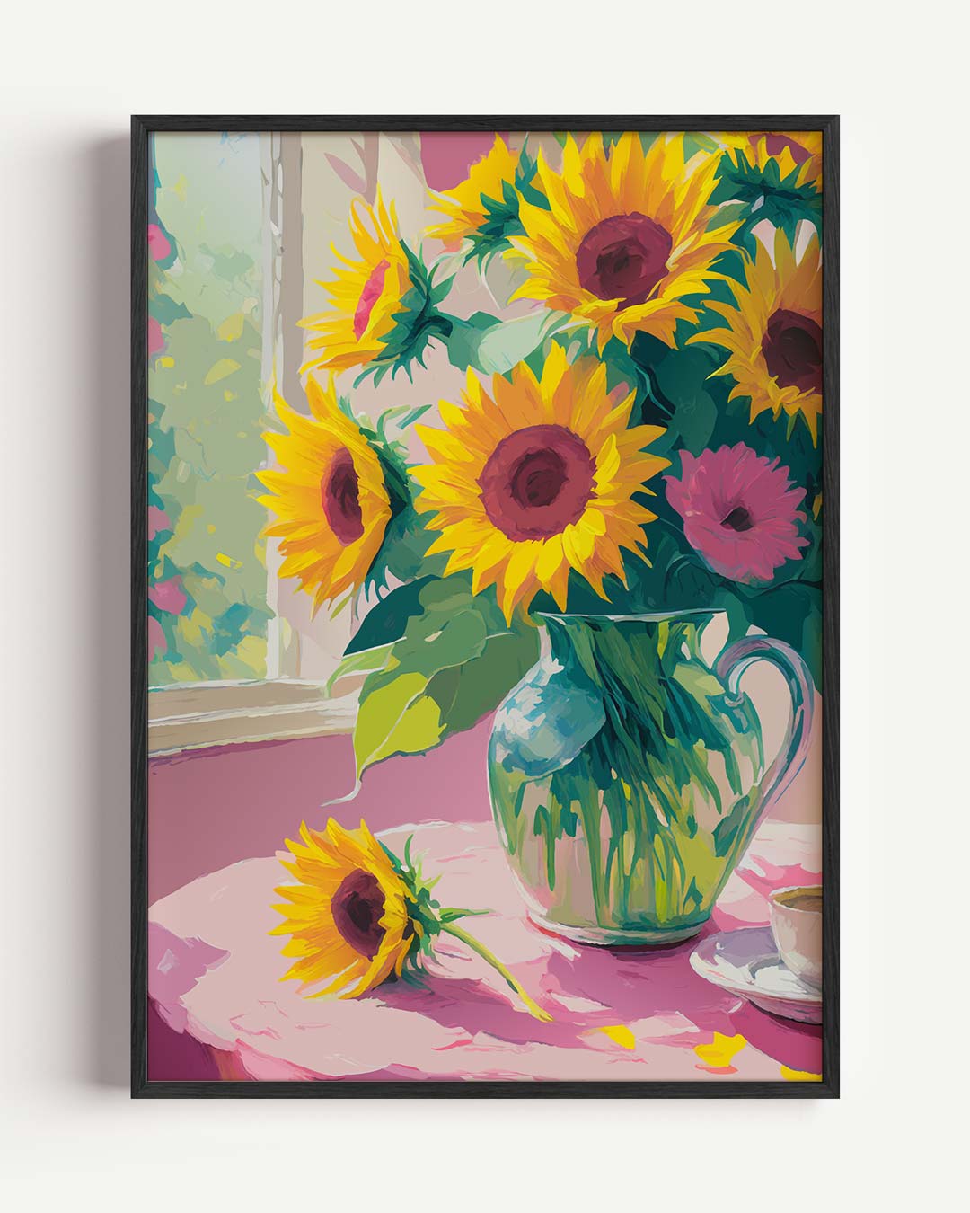 Zomerse Zonnebloemen Poster-WallArtistic