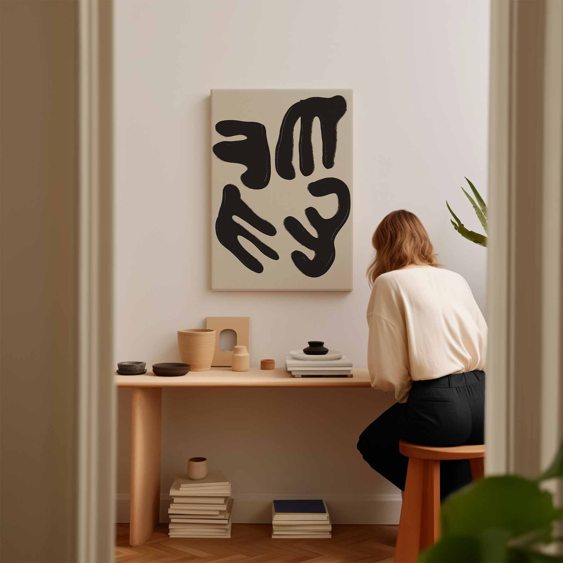 Vormen van Verbinding Kunstwerk-canvas-dibond-plexiglas-wanddecoratie-WallArtistic
