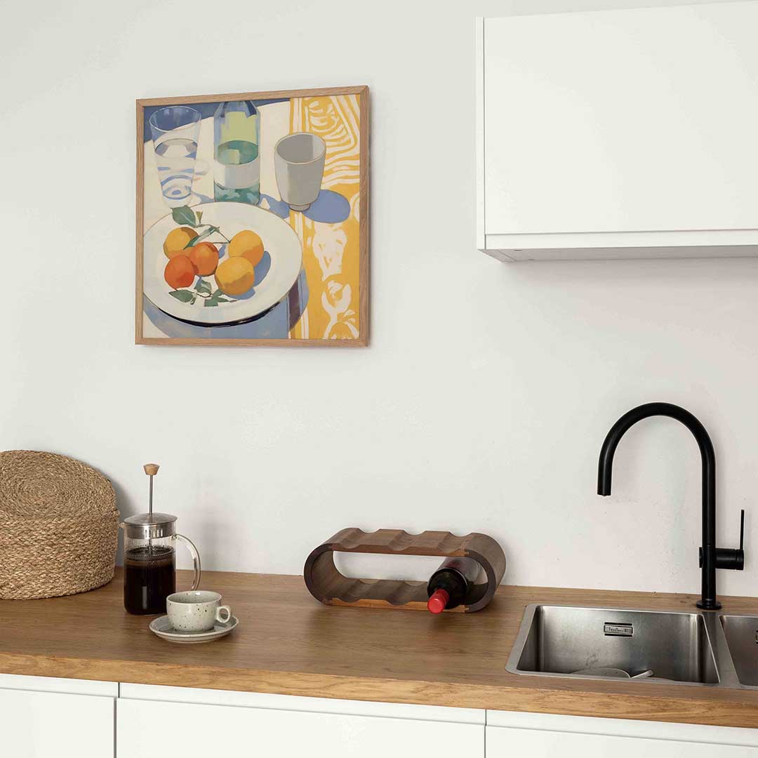Citrus en glazen Poster