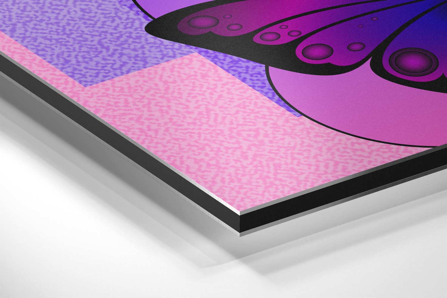 Vlinders in Speelse Kleuren Kunstwerk-canvas-dibond-plexiglas-wanddecoratie-WallArtistic