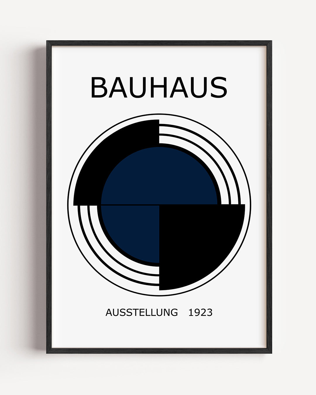 Cirkelstructuur en lijnen Poster