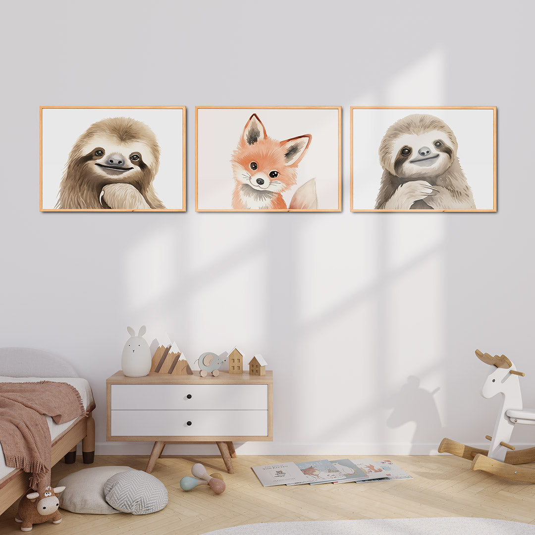 Vorm en glimlach Posterset