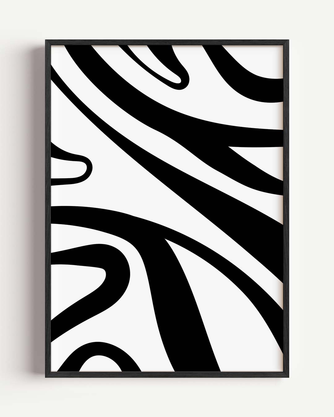 Zebra Strepen Kunstposter-WallArtistic