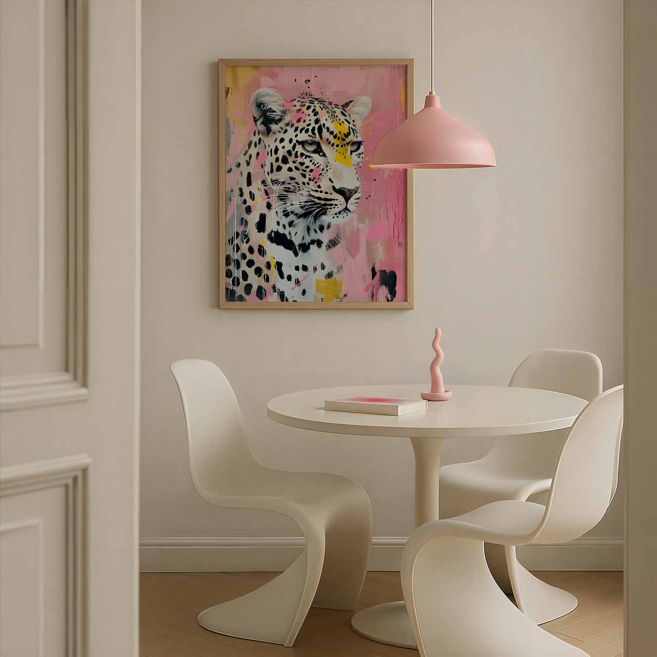 Stijlvolle Luipaard Kunstposter