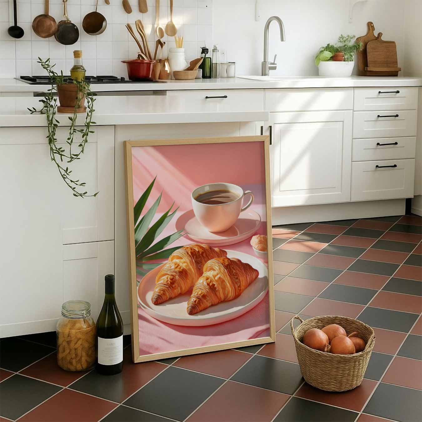 Ontspannen Ontbijt Poster-WallArtistic