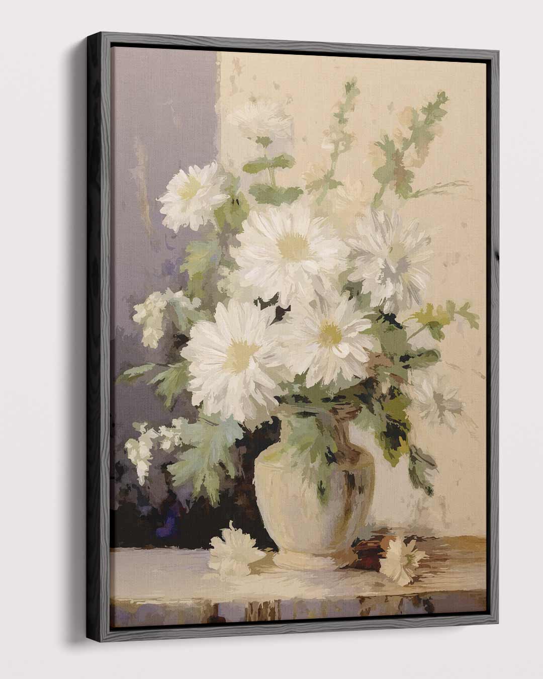 Bloemenpracht in Vaas Kunstwerk-canvas-dibond-plexiglas-wanddecoratie-WallArtistic