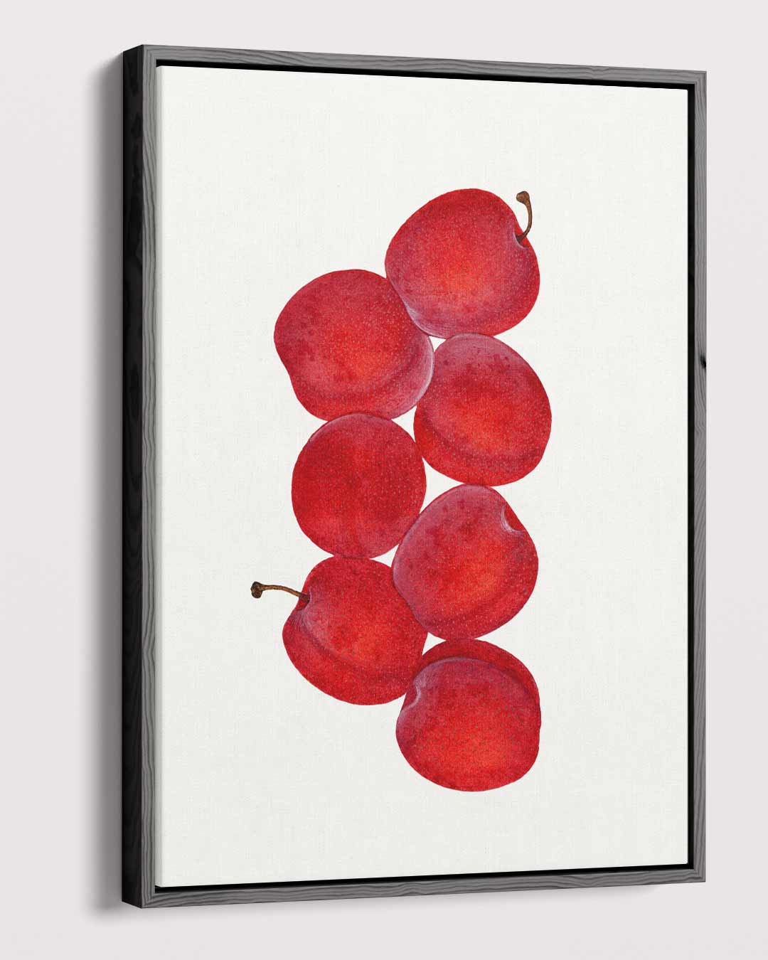 Vrolijke Rode Appels Kunstwerk-canvas-dibond-plexiglas-wanddecoratie-WallArtistic