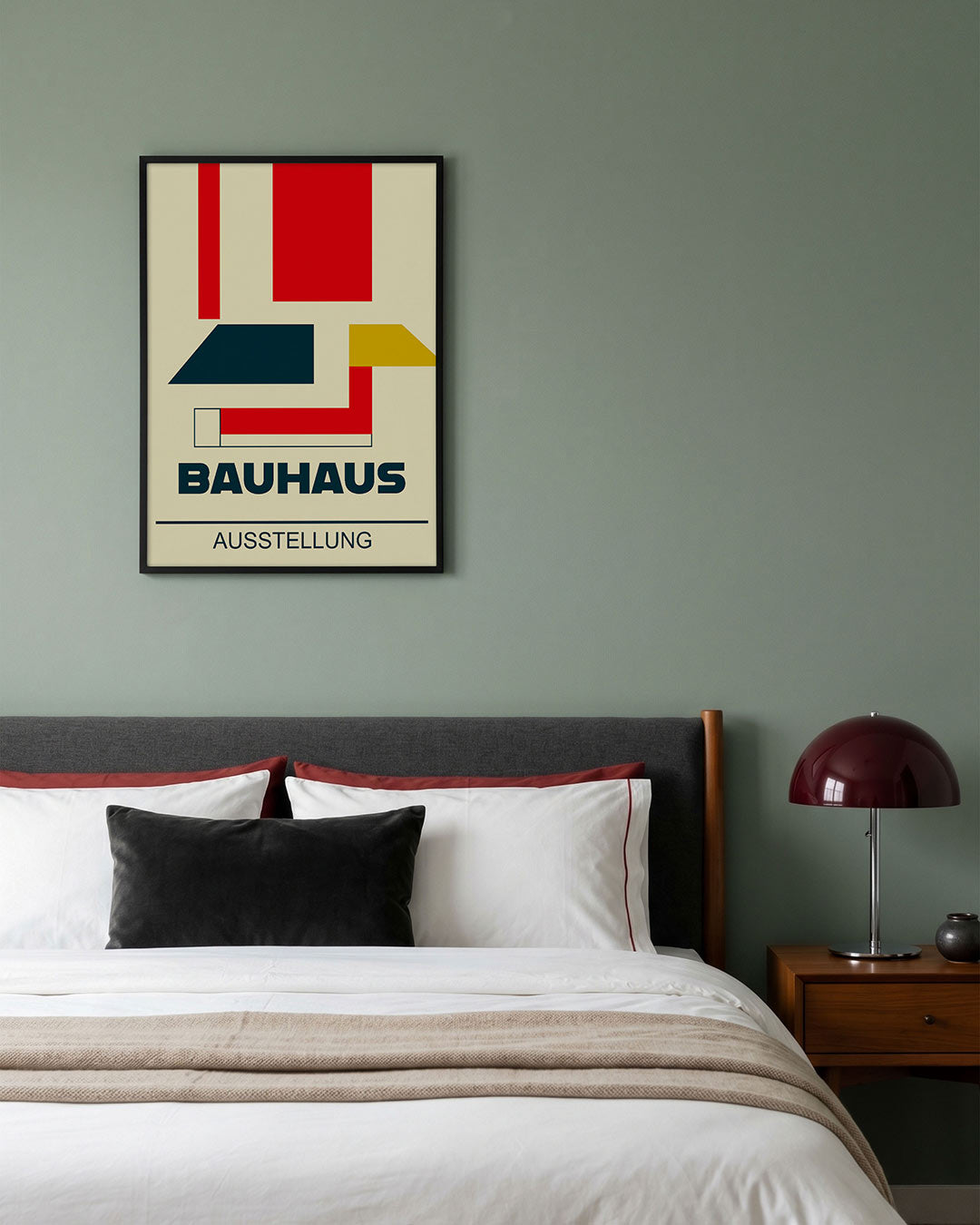 Kleurvlakken en lijnen Poster