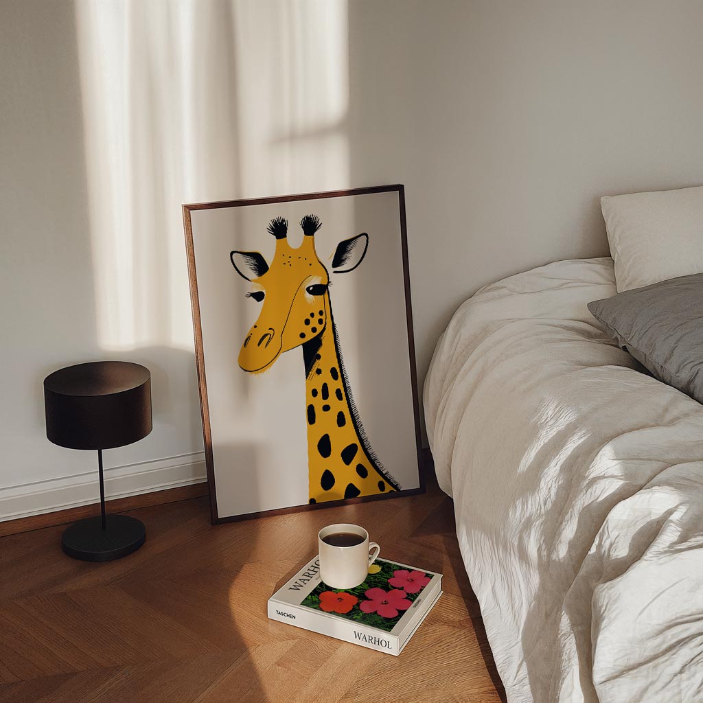 Stijlvolle Giraffen Print Poster