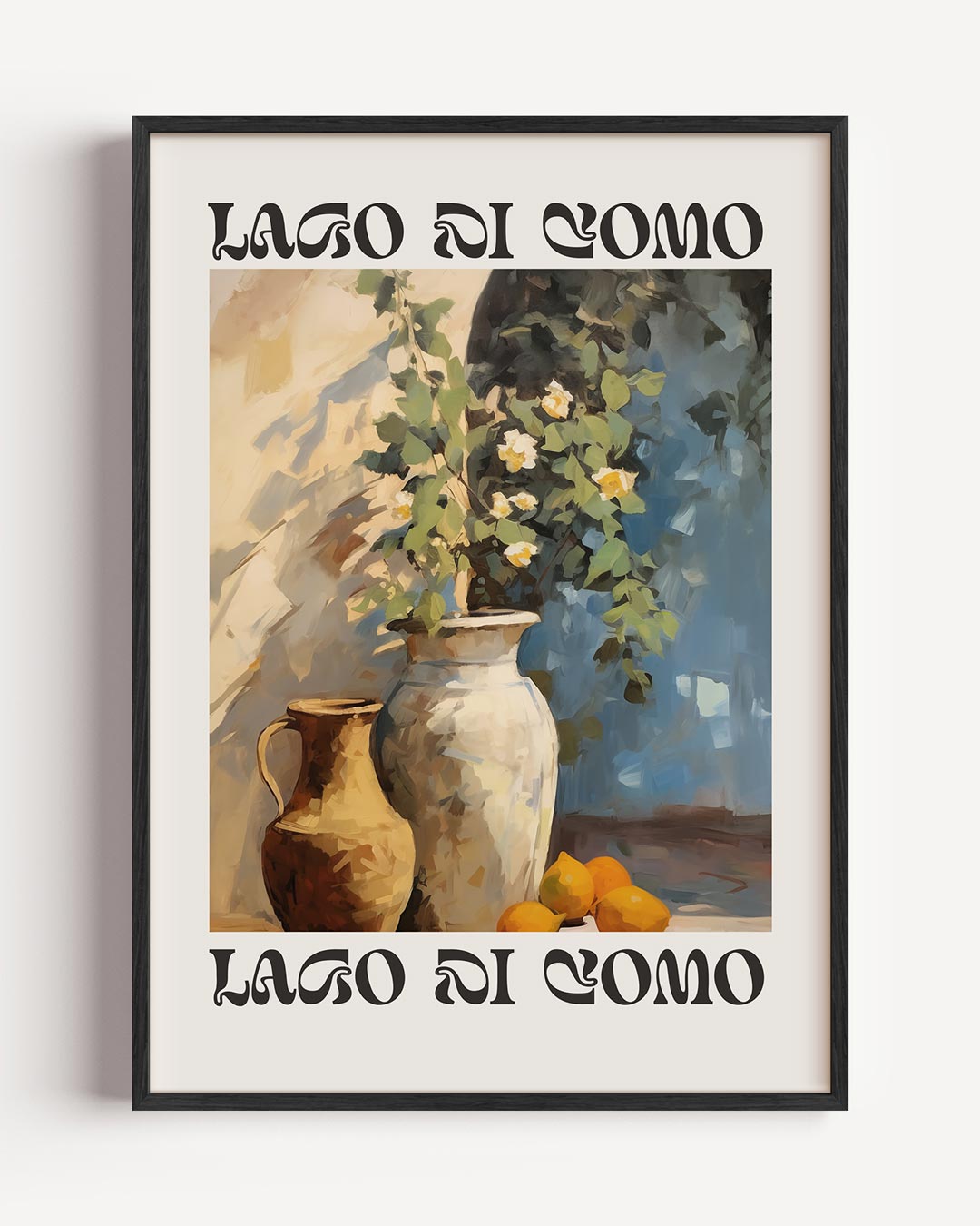 Vintage Italiaanse Bloemenvaas Poster-WallArtistic