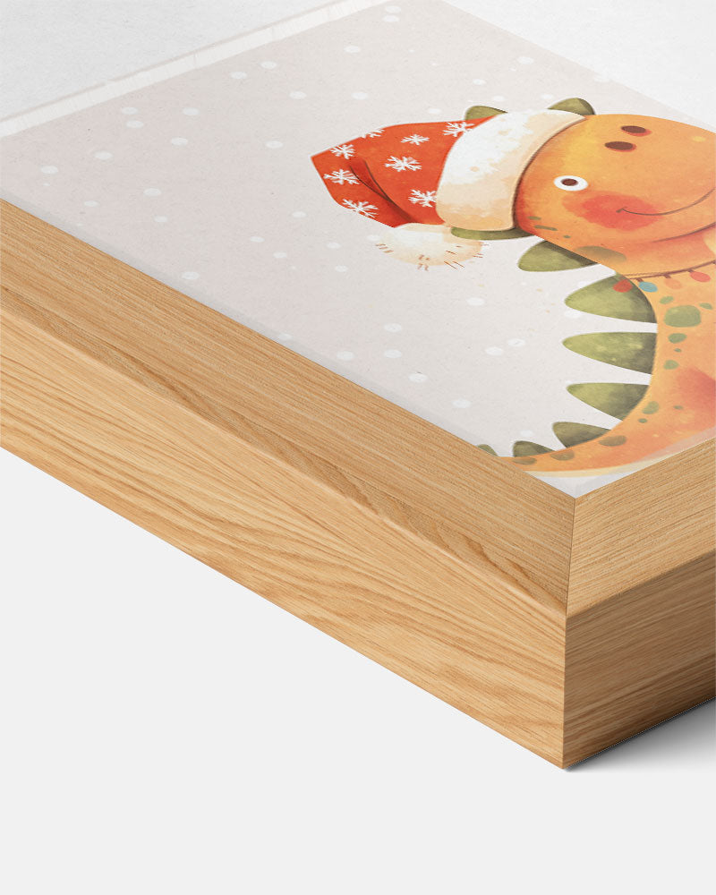 Kerst Dino Poster