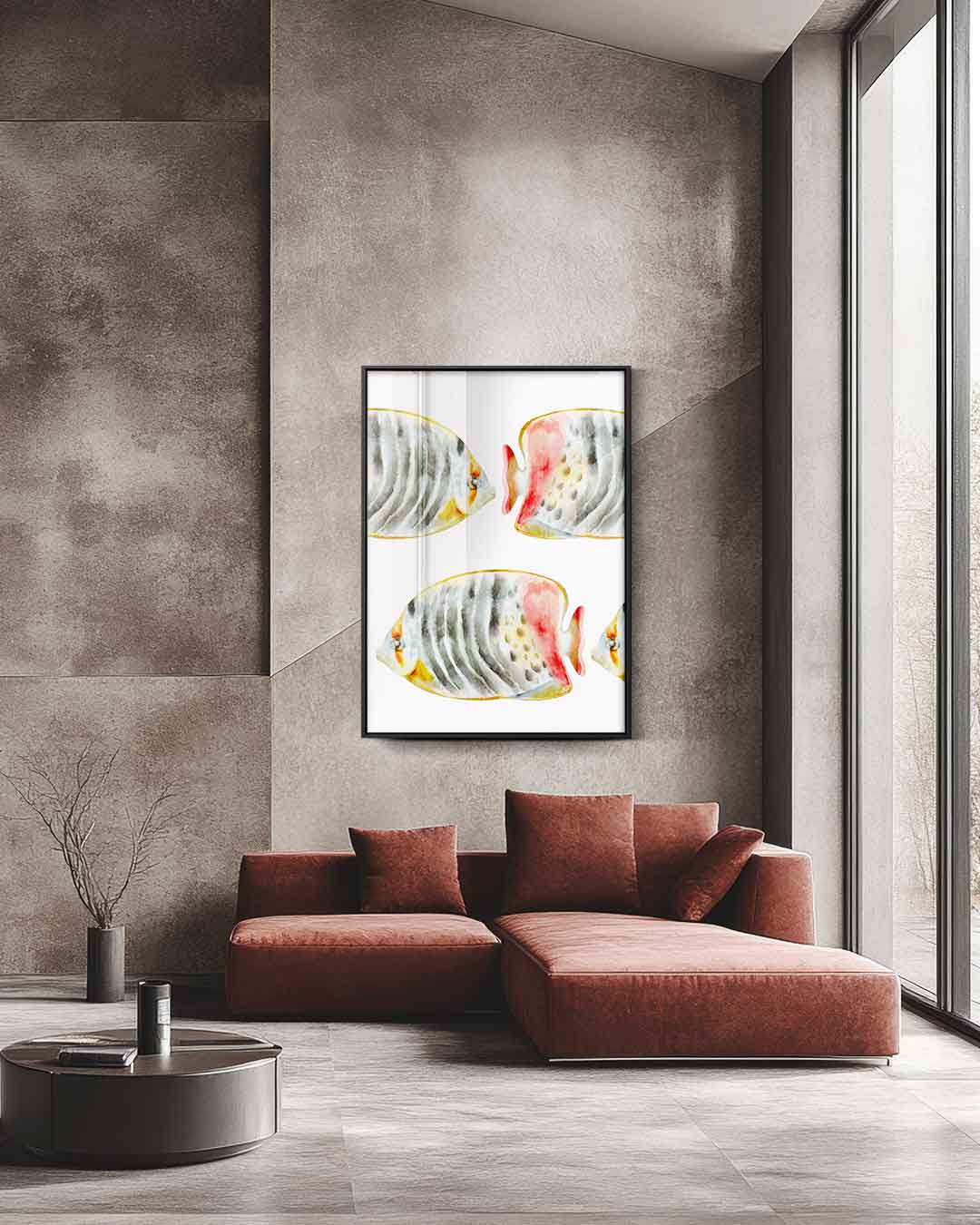 Abstract kunstwerk Kunstwerk-canvas-dibond-plexiglas-wanddecoratie-WallArtistic