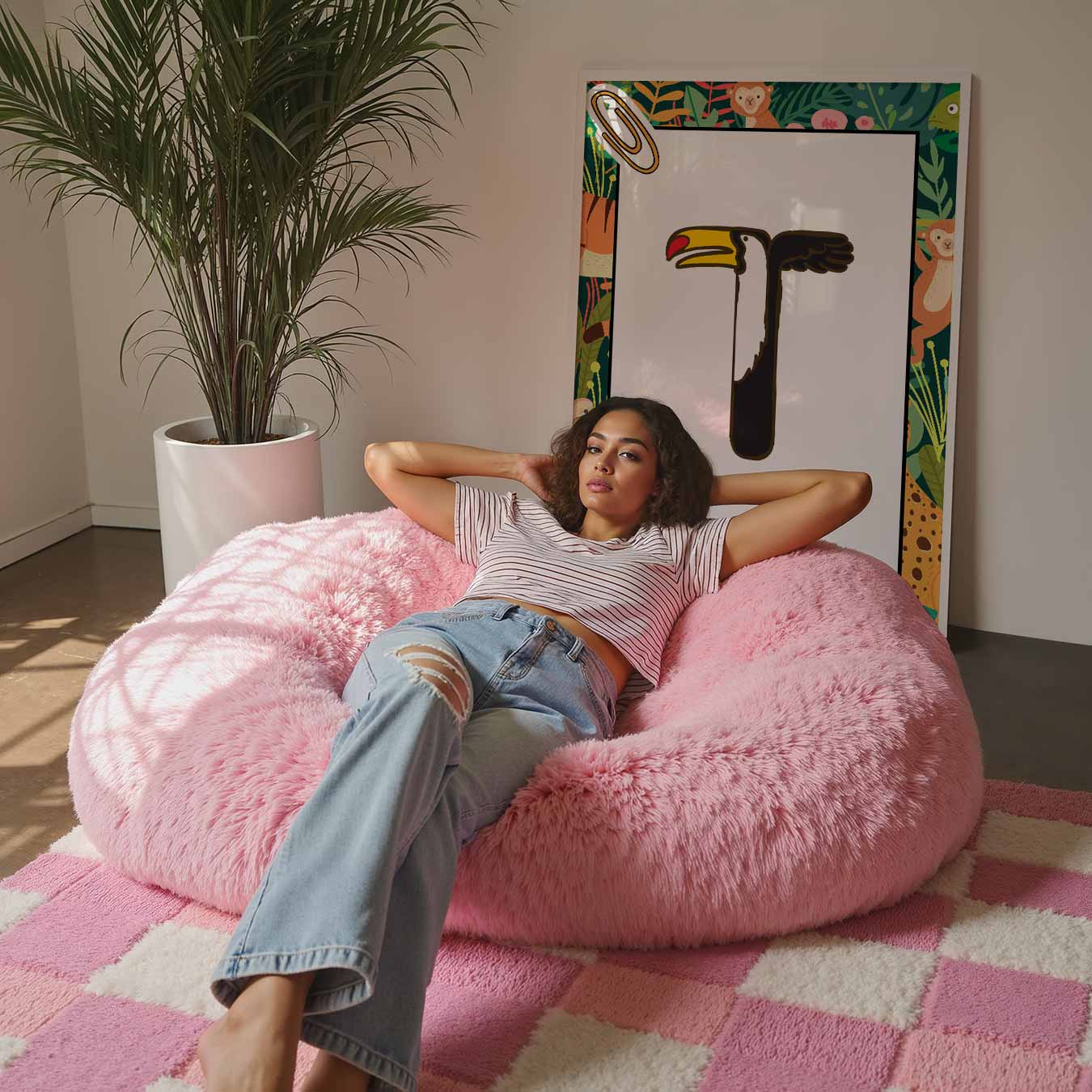 Avontuurlijke Jungle Dieren Poster-WallArtistic