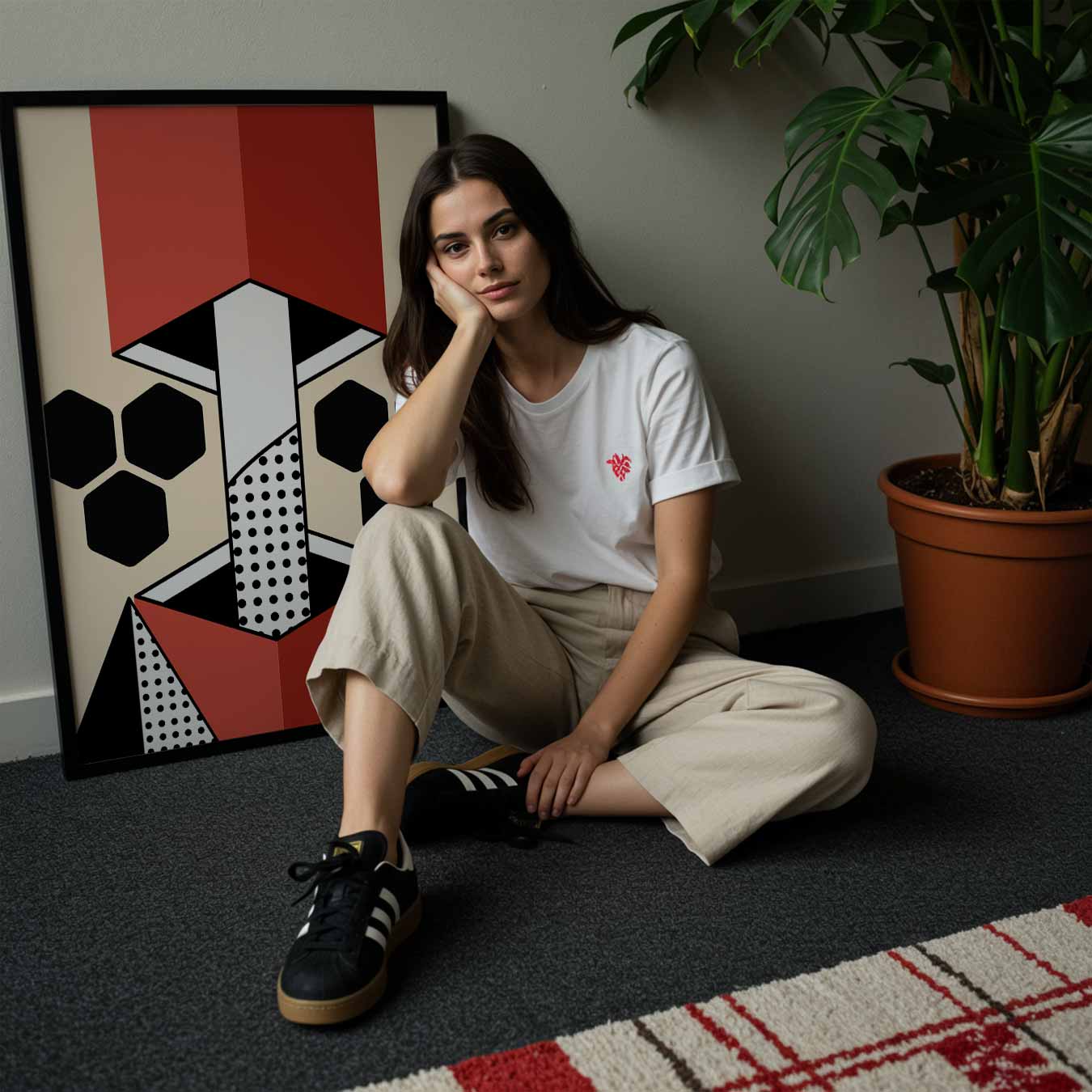 Abstracte Geometrische Kunstposter