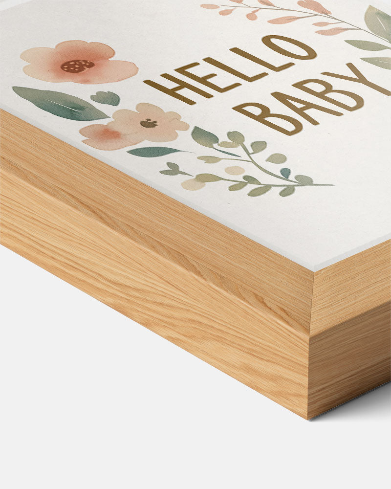 Speelse Baby Bloemenposter