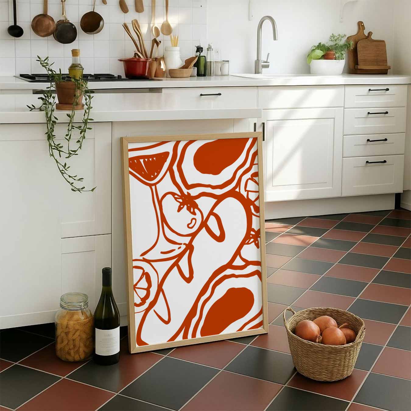 Stijlvolle Eetlust Vangst Poster-WallArtistic