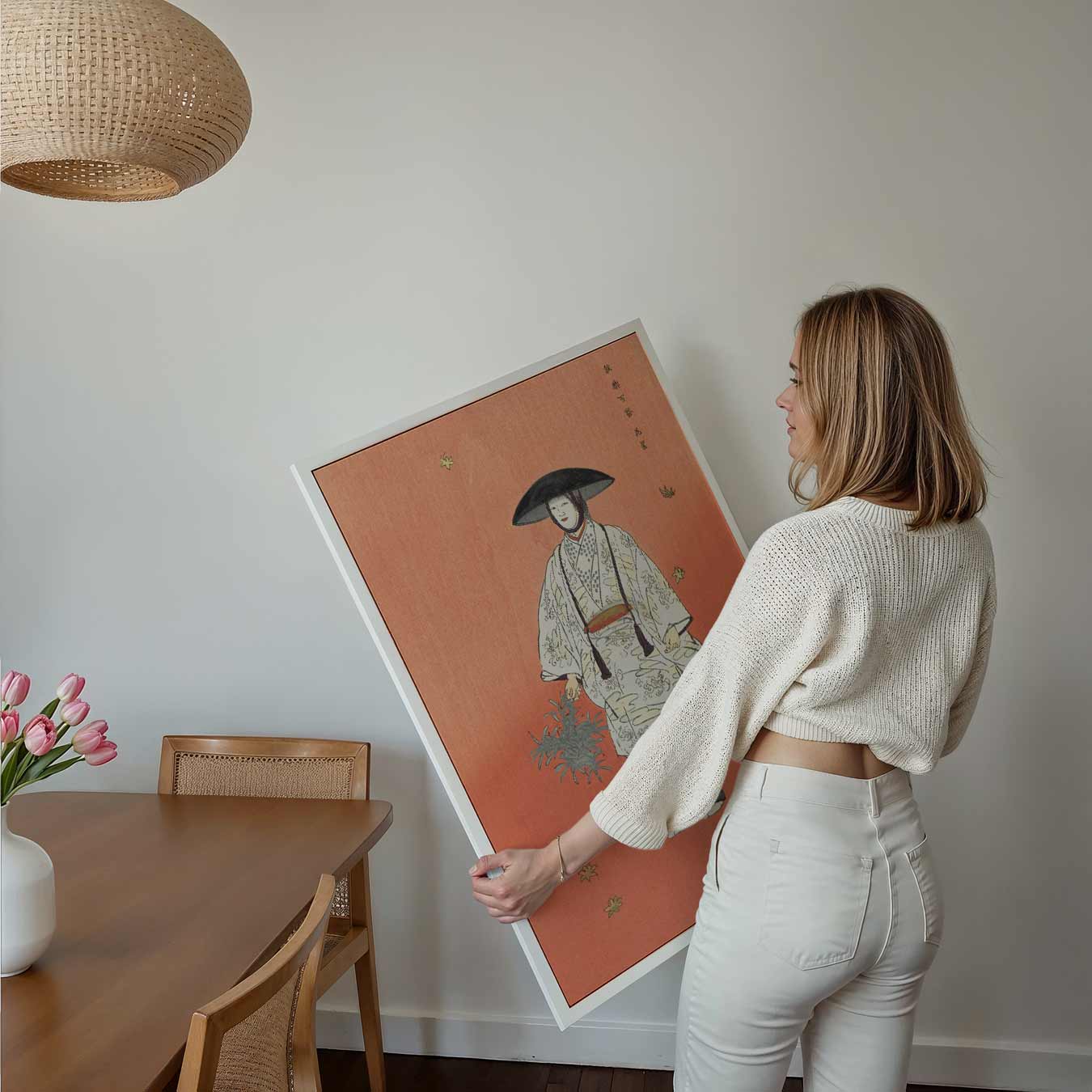 Elegante Japanse Herfst Poster-WallArtistic