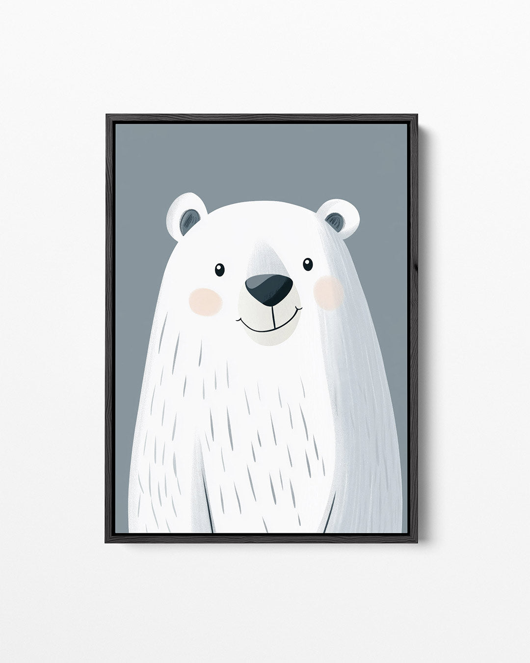 Vrolijke ijsbeer illustratie Kunstwerk