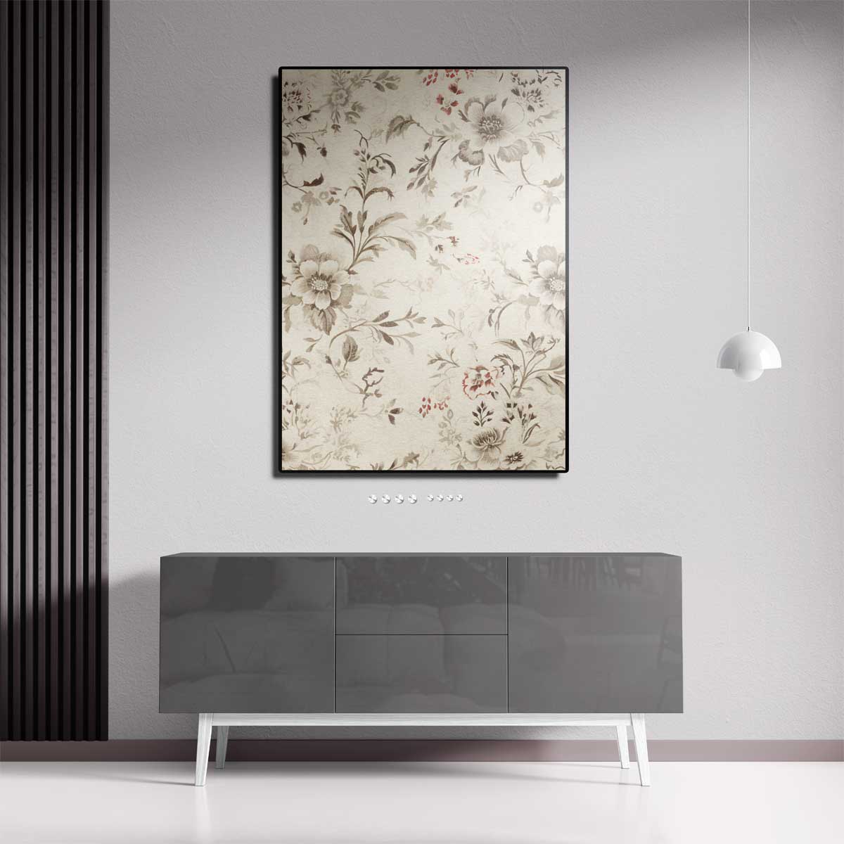 Elegante Bloemenpracht Behang Kunstwerk-canvas-dibond-plexiglas-wanddecoratie-WallArtistic