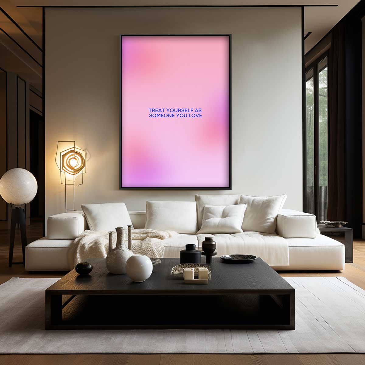 Inspirerende Zelfliefde Poster Kunstwerk-canvas-dibond-plexiglas-wanddecoratie-WallArtistic