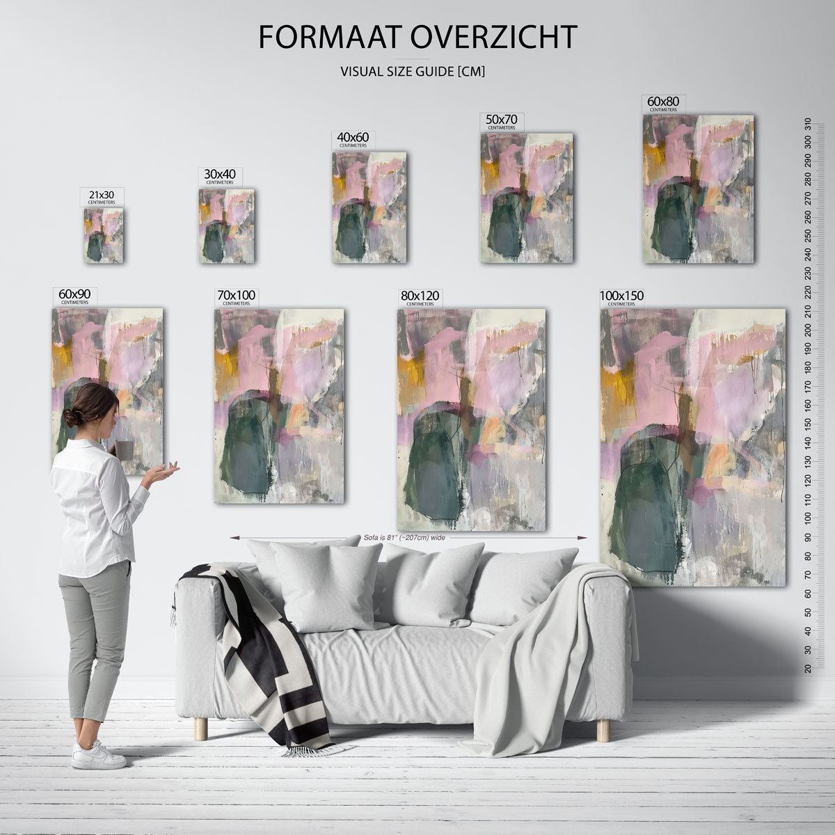 Abstracte vormen Poster