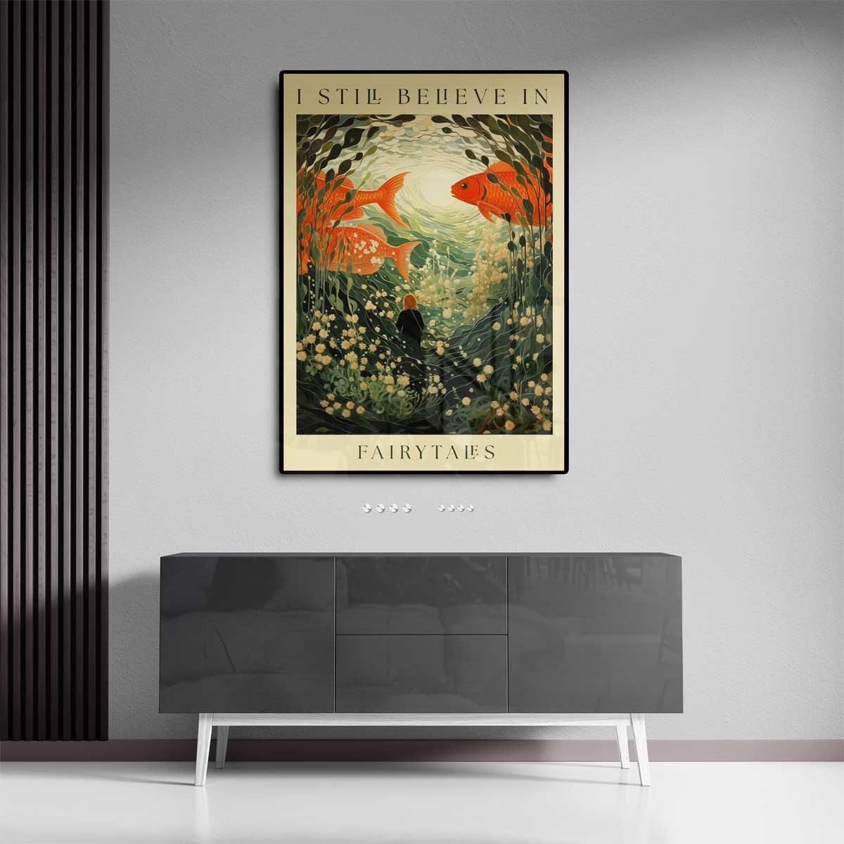 Dromerige Onderwaterwereld Kunstwerk-canvas-dibond-plexiglas-wanddecoratie-WallArtistic