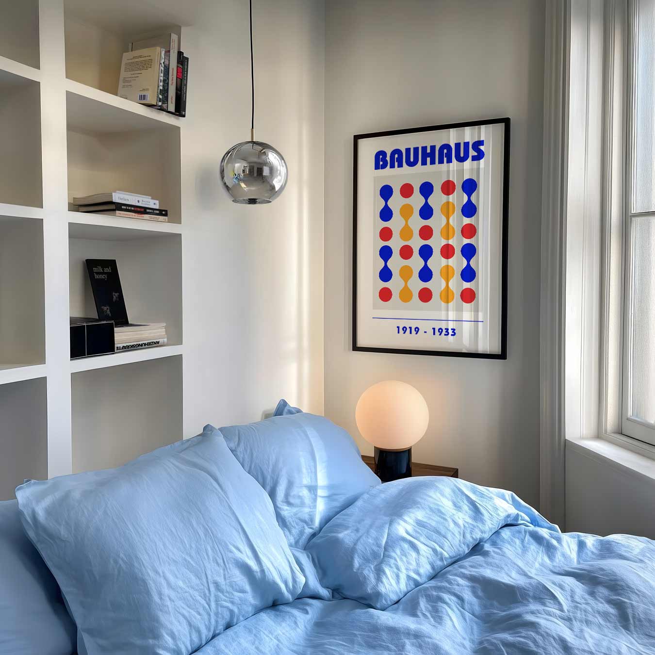 Retro Bauhaus Kunstposter