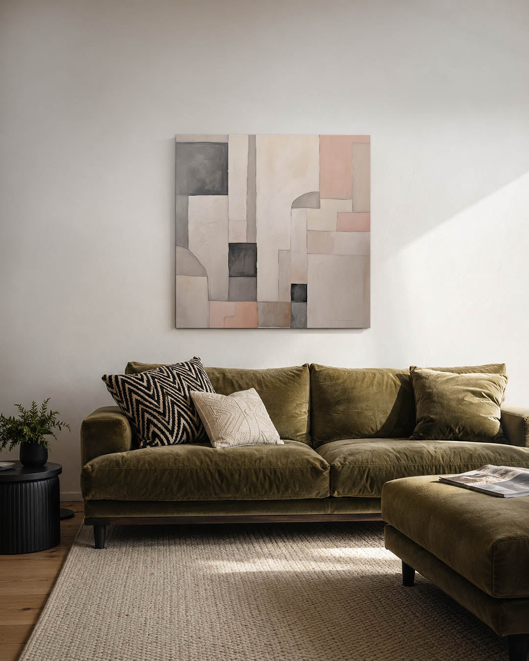 Geometrische vormen Kunstwerk