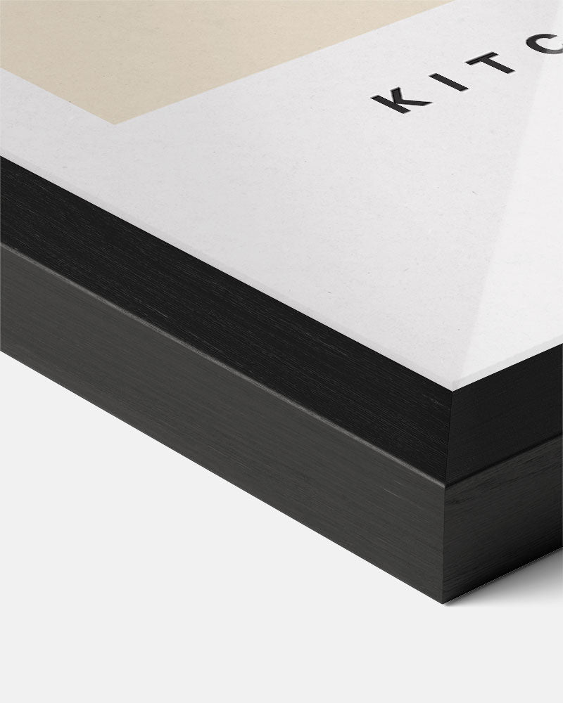 Bloemenpracht in Zwart-Wit Poster-WallArtistic