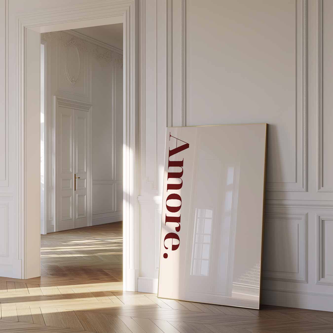 Amore Minimalistische Poster-WallArtistic