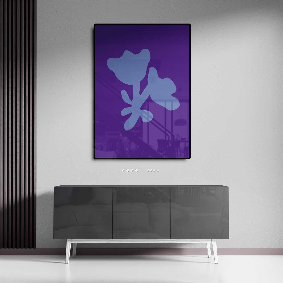 Verrassende Bloemvorm Studie Kunstwerk-canvas-dibond-plexiglas-wanddecoratie-WallArtistic