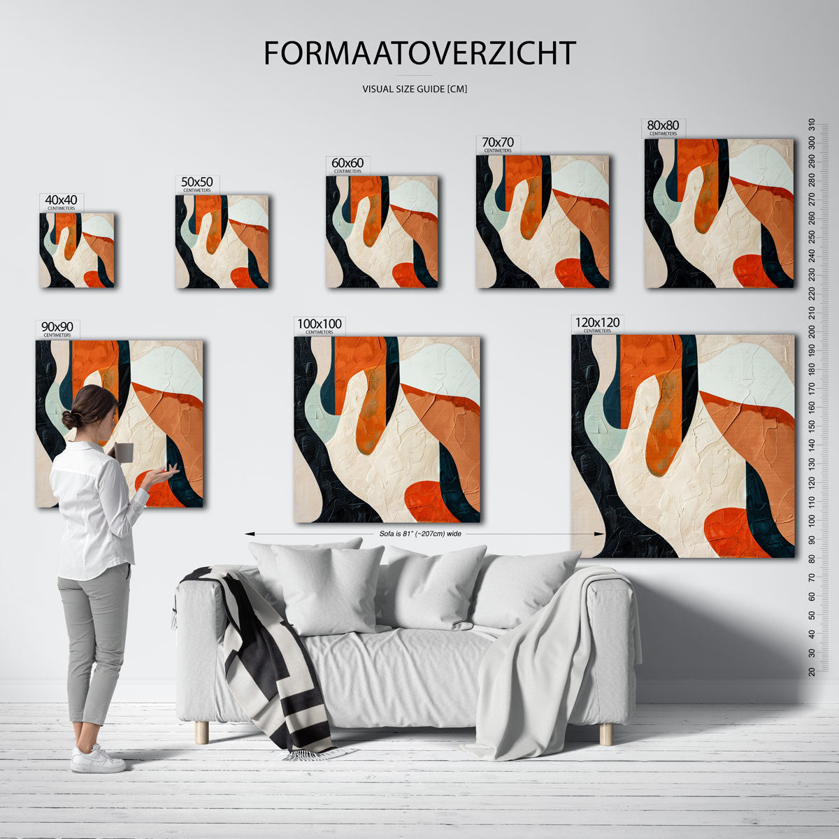 Abstracte vormen Poster