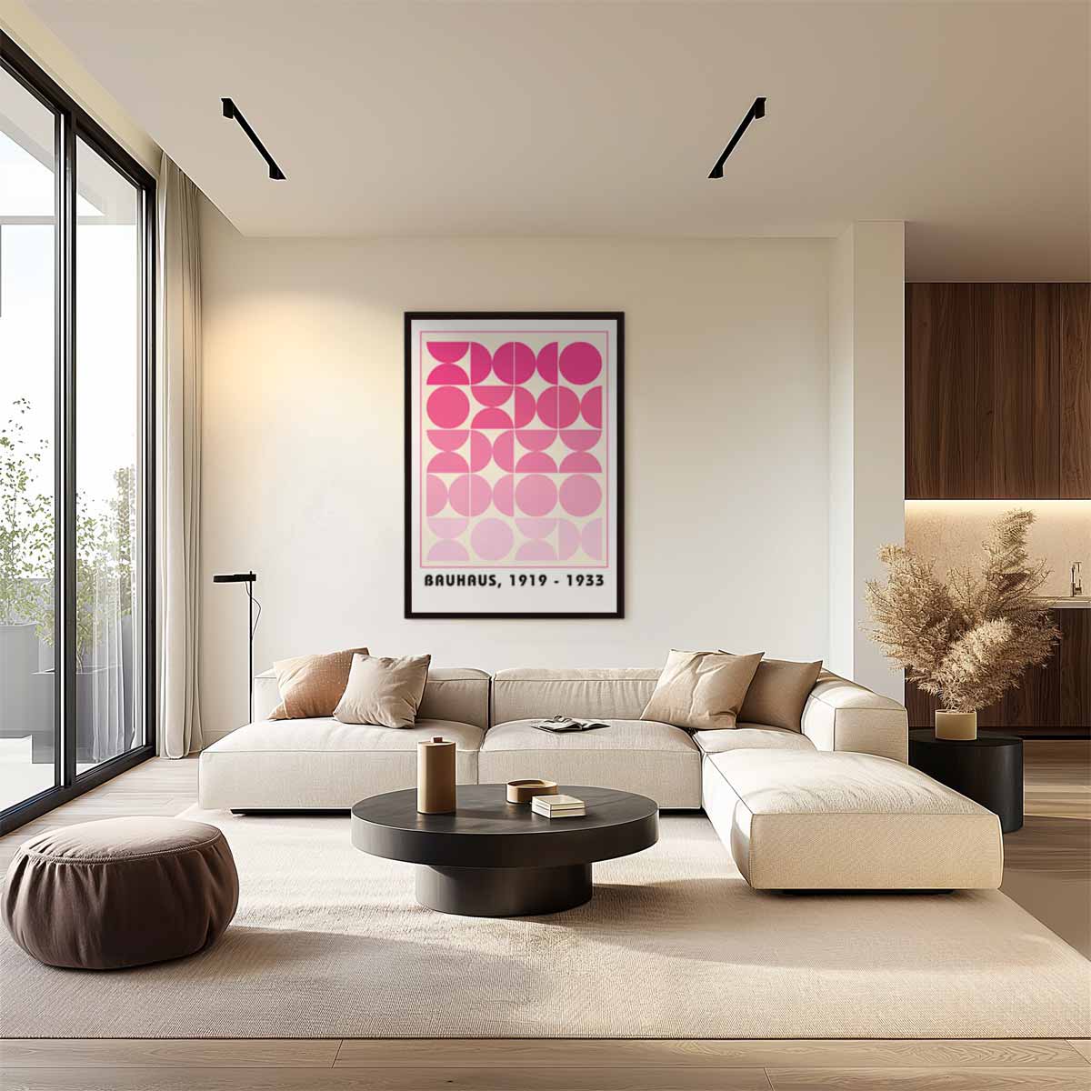 Bauhaus Geometrie Print Kunstwerk