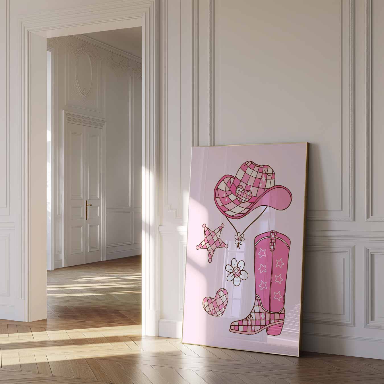 Cowboy Chique Poster-WallArtistic