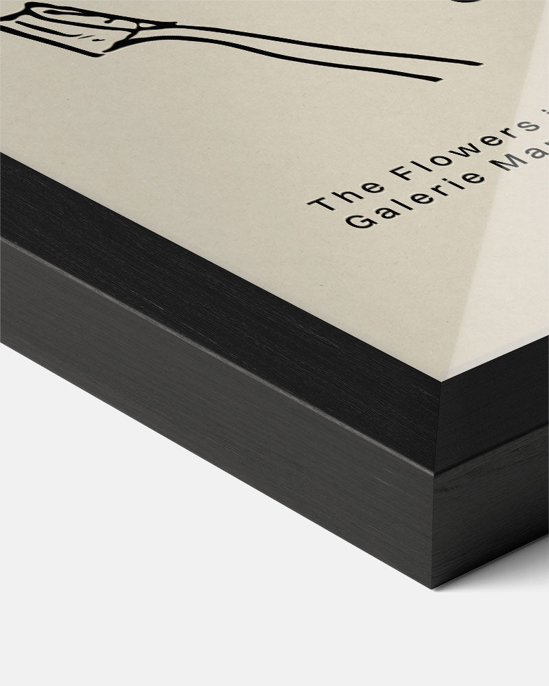 Stijlvolle Eettafel Illustratie Poster-WallArtistic