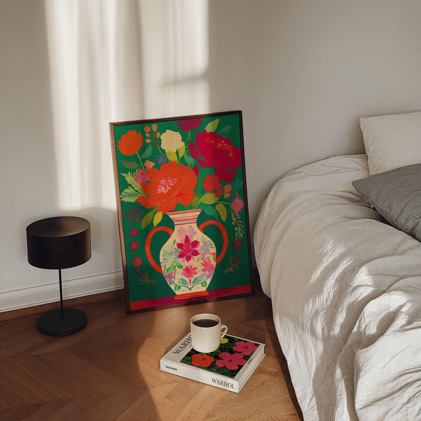 Bloemenpracht in Vaas Poster
