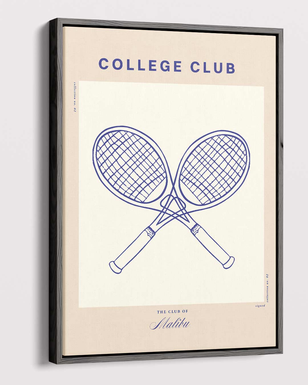 College Club Tennisposter