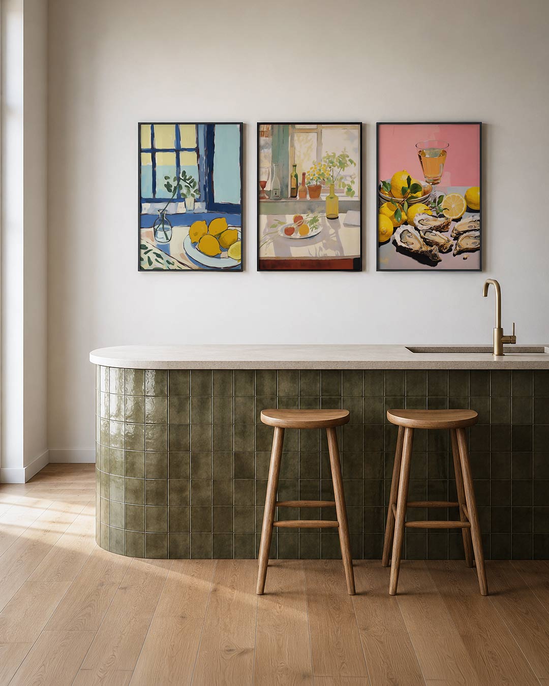 Citroenvenster Posterset