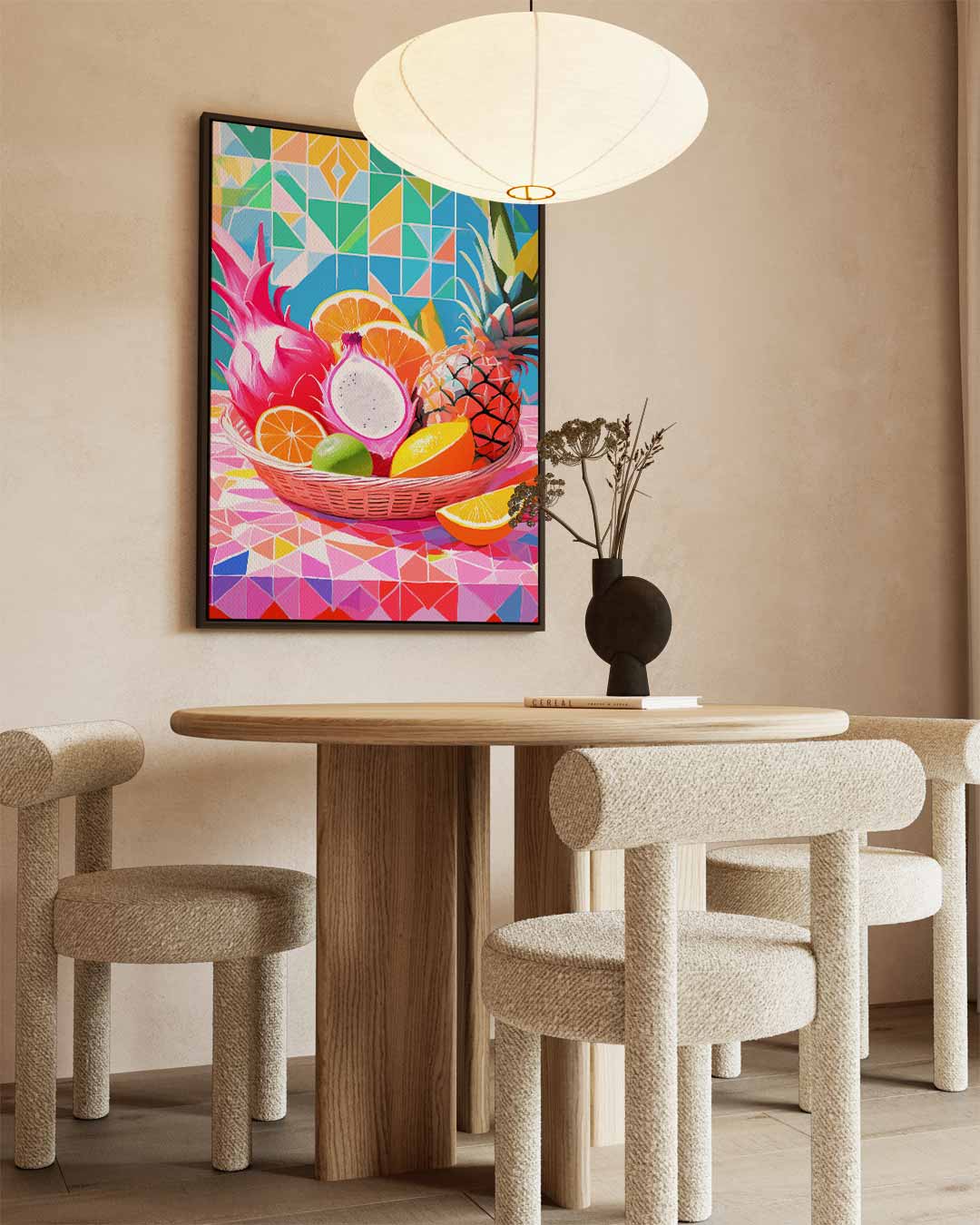 Kleurrijk Fruitfeest Kunstwerk-canvas-dibond-plexiglas-wanddecoratie-WallArtistic