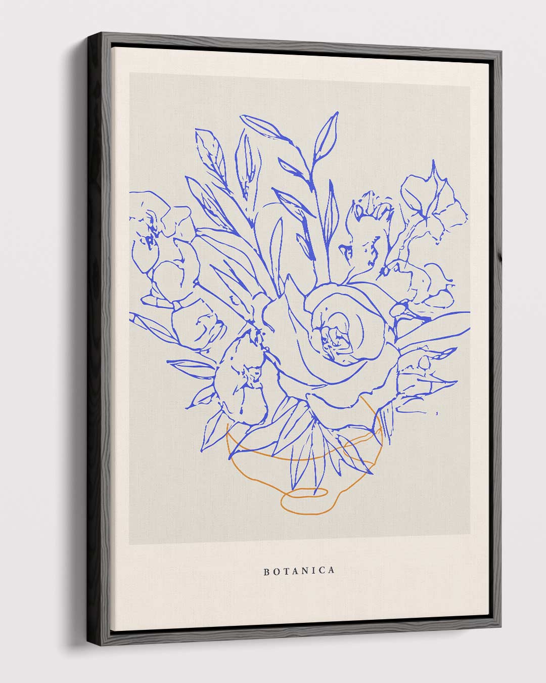 Botanica Bloemenschets Kunstwerk-canvas-dibond-plexiglas-wanddecoratie-WallArtistic