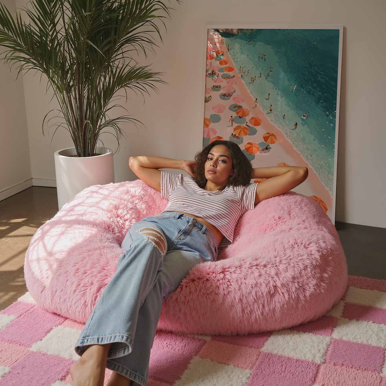 Zonnige Stranddag Poster-WallArtistic