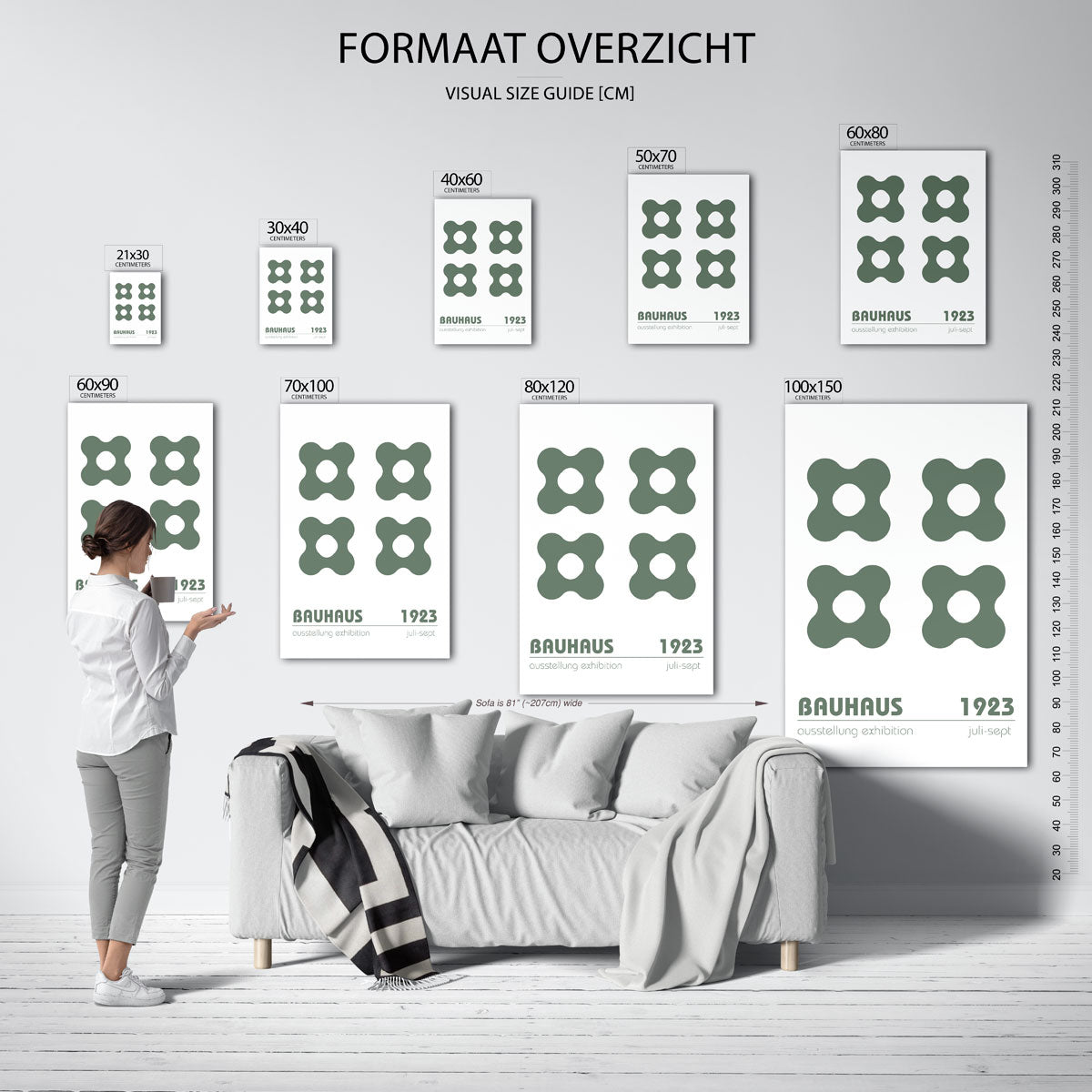 Vormritme en balans Poster