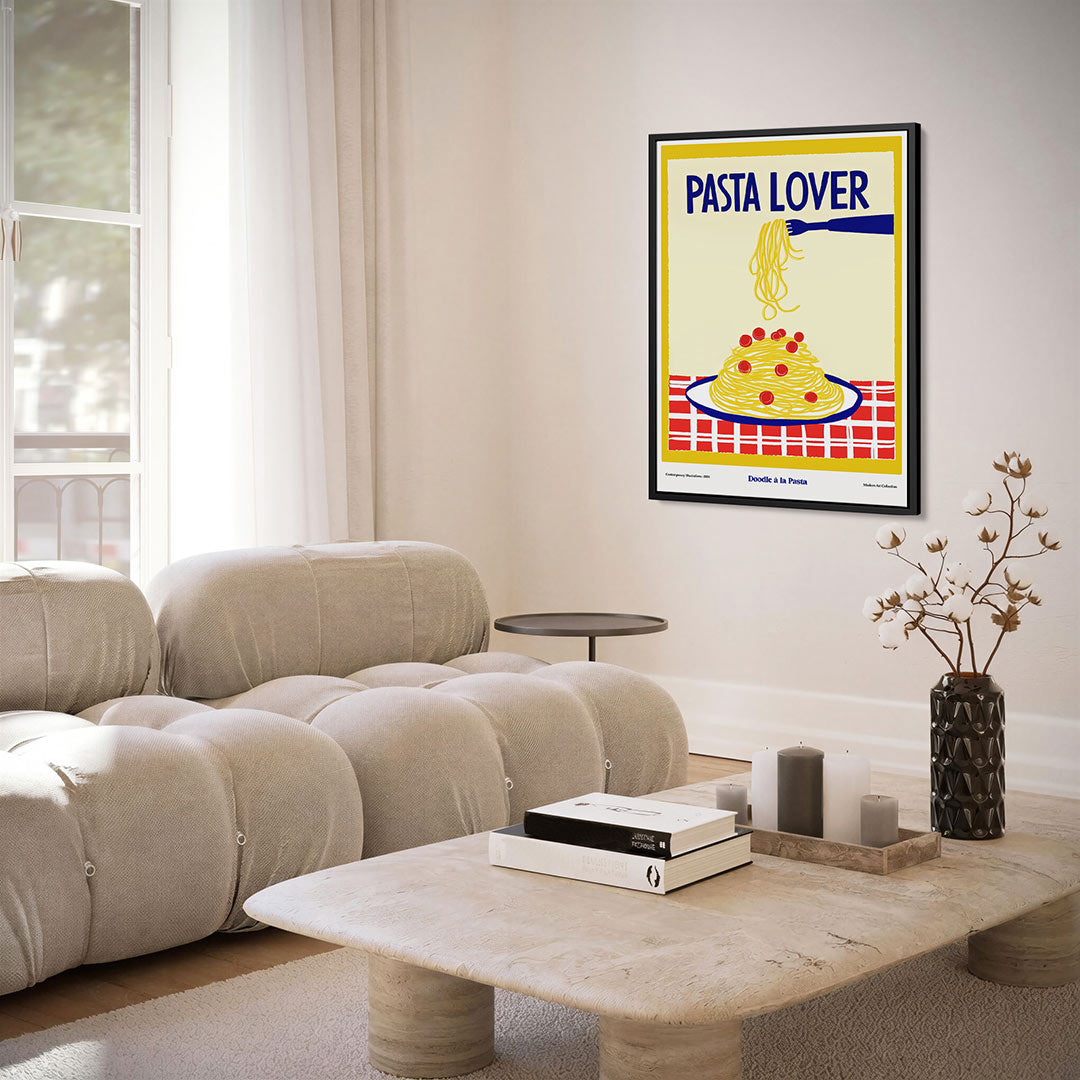 Pasta illustratie Kunstwerk
