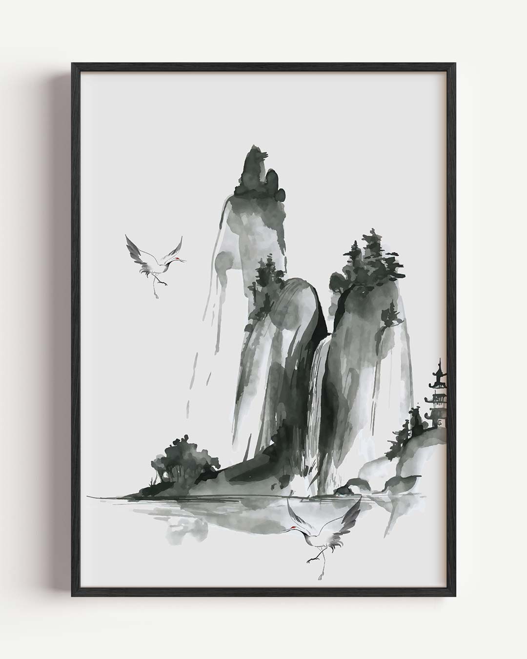 Sereen Chinees Landschap Poster