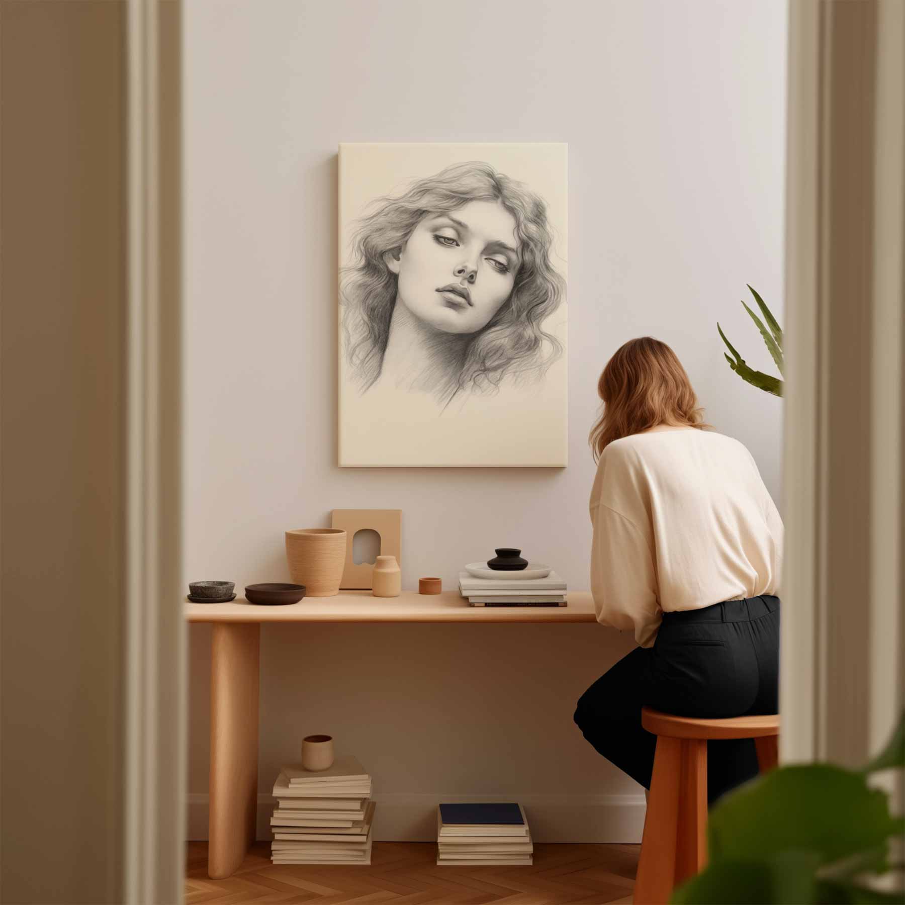 Dromerige Sfeer Kunstwerk-canvas-dibond-plexiglas-wanddecoratie-WallArtistic