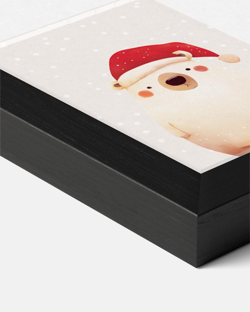Schattige Kerstbeer Poster