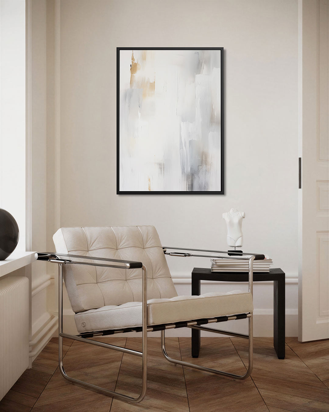 Subtiele kleurencompositie Kunstwerk