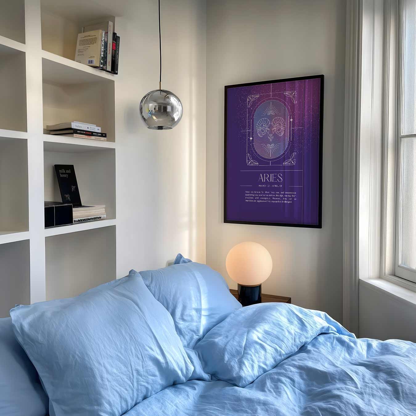 Aries Zodiac Poster-WallArtistic